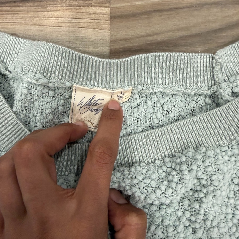 White Crow Off-Shoulder Sweater - Picture 3 of 4